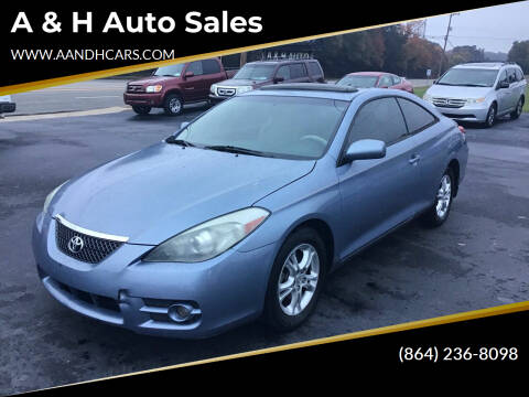 2007 Toyota Camry Solara for sale at A & H Auto Sales in Greenville SC