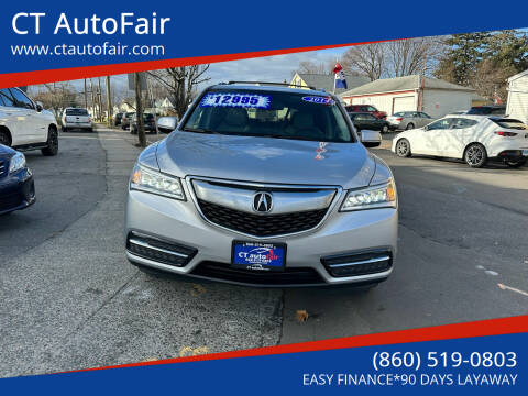 2014 Acura MDX for sale at CT AutoFair in West Hartford CT