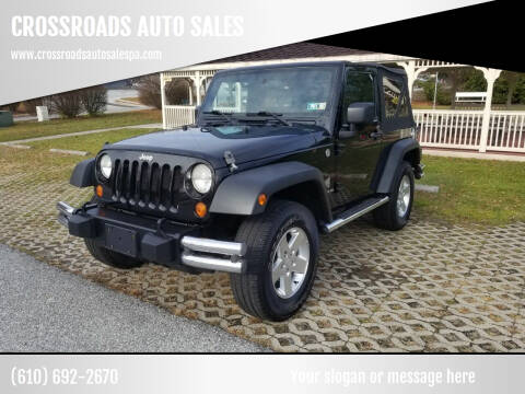 2007 Jeep Wrangler for sale at CROSSROADS AUTO SALES in West Chester PA