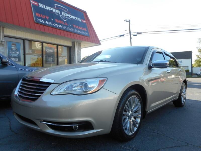 2013 Chrysler 200 for sale at Super Sports & Imports in Jonesville NC