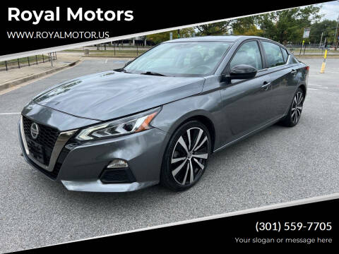 2021 Nissan Altima for sale at Royal Motors in Hyattsville MD