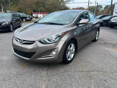2016 Hyundai Elantra for sale at Platinum Auto Sales in Chesapeake VA