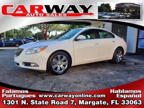 2013 Buick Regal for sale at CARWAY Auto Sales in Margate FL