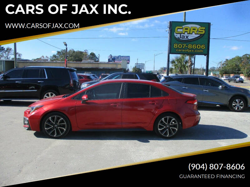 2020 Toyota Corolla for sale at CARS OF JAX INC. in Jacksonville FL