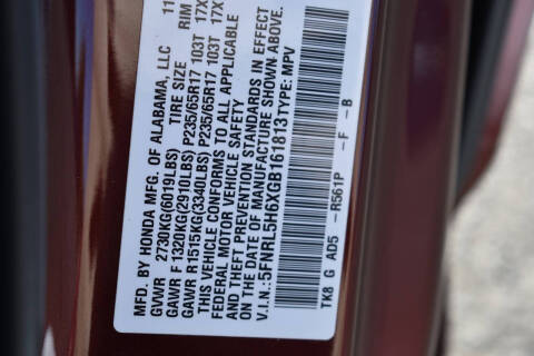 2016 Honda Odyssey EX-L