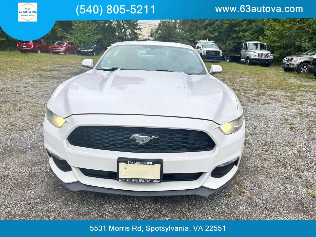 2016 Ford Mustang for sale at 63 Auto Inc in Spotsylvania, VA