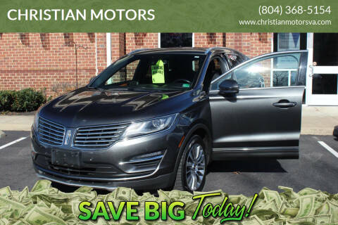 2017 Lincoln MKC for sale at CHRISTIAN MOTORS in Hopewell VA