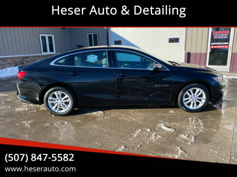 2018 Chevrolet Malibu for sale at Heser Auto & Detailing in Jackson MN