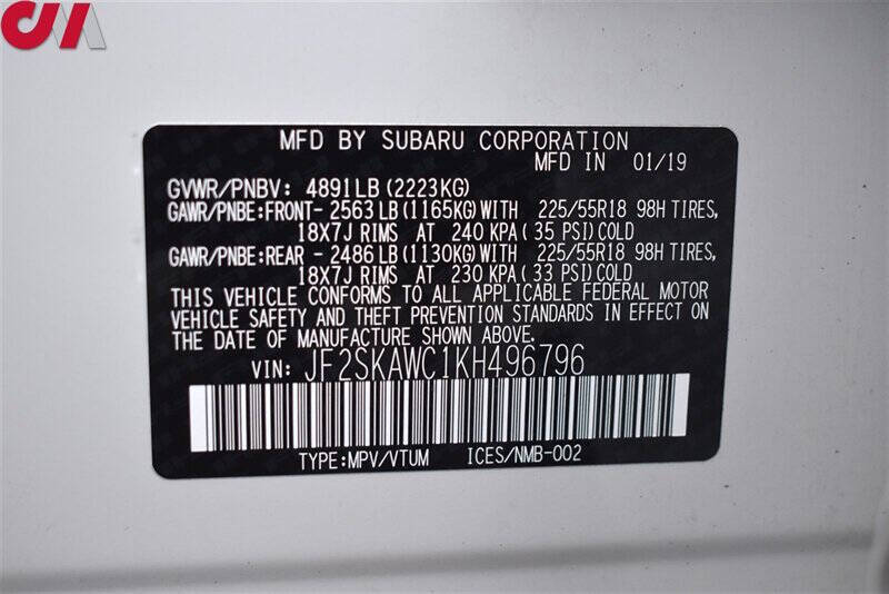 2019 Subaru Forester Touring