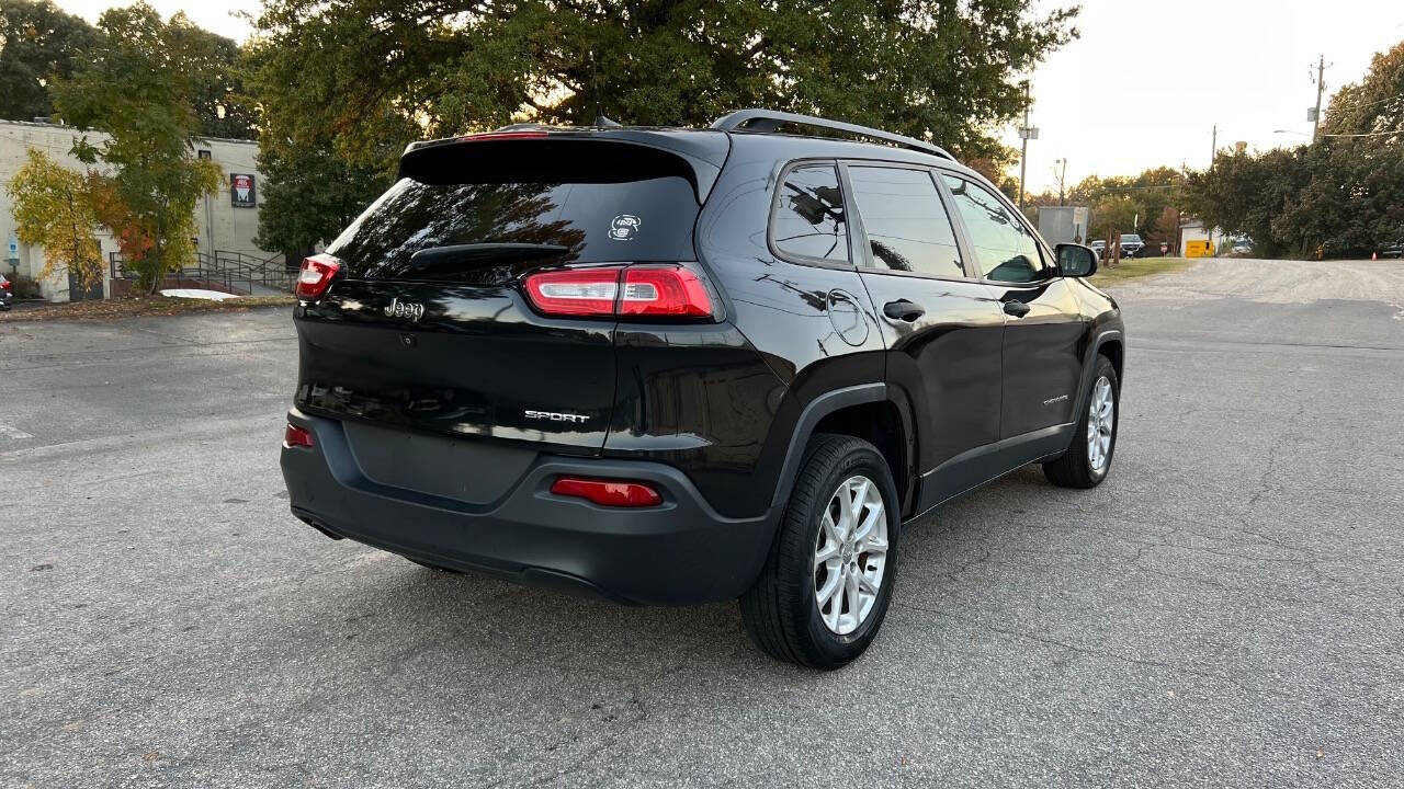 2016 Jeep Cherokee for sale at East Auto Sales LLC in Raleigh, NC