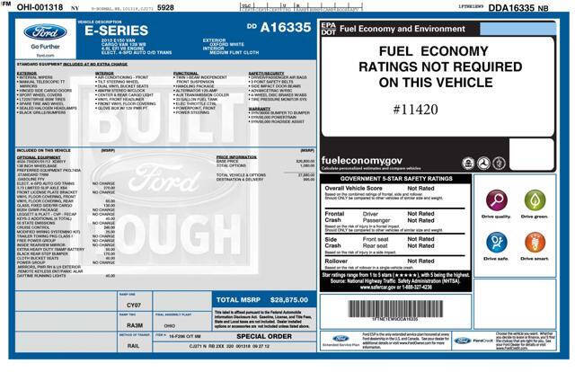 2013 Ford E-Series E-150