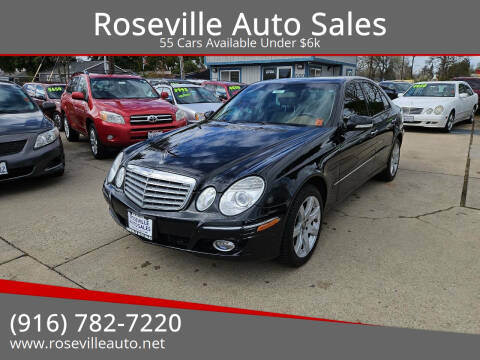2008 Mercedes-Benz E-Class for sale at Roseville Auto Sales in Roseville CA