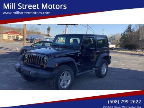 2013 Jeep Wrangler for sale at Mill Street Motors in Worcester MA