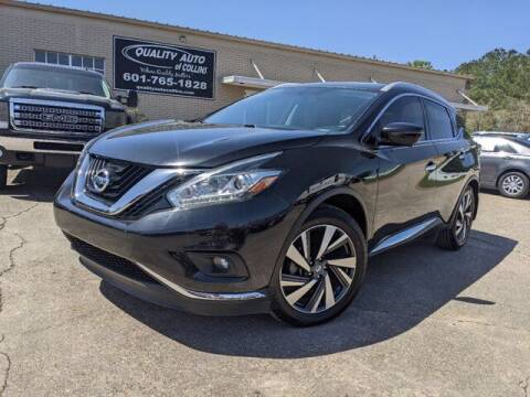2018 Nissan Murano for sale at Quality Auto of Collins in Collins MS