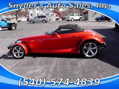 2001 Chrysler Prowler for sale at Snyders Auto Sales in Harrisonburg VA