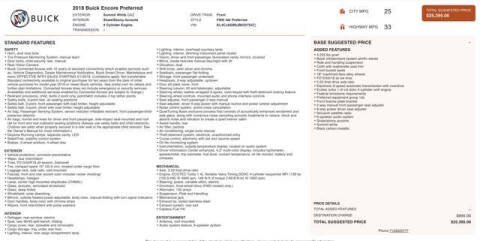 2018 Buick Encore Preferred