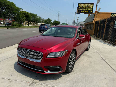 2020 Lincoln Continental for sale at 3 Brothers Auto Sales Inc in Detroit MI