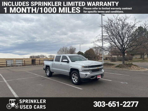 2016 Chevrolet Silverado 1500 for sale at Sprinkler Used Cars in Longmont CO