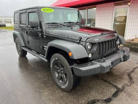 2017 Jeep Wrangler Unlimited for sale at BORGMAN OF HOLLAND LLC in Holland MI