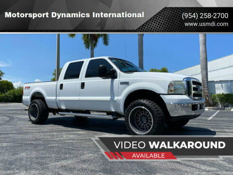 2005 Ford F-250 Super Duty for sale at Motorsport Dynamics International in Pompano Beach FL