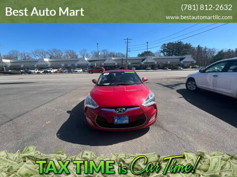 2013 Hyundai Veloster for sale at Best Auto Mart in Weymouth MA