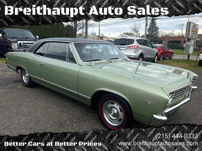 1967 Chevrolet Chevelle Malibu for sale at Breithaupt Auto Sales in Hatboro PA
