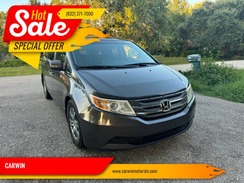 2013 Honda Odyssey for sale at CARWIN in Katy TX