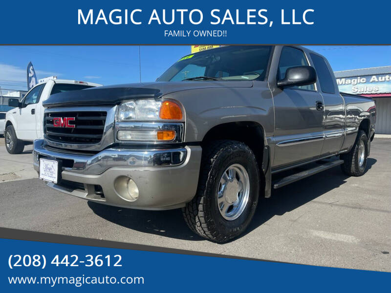 2003 GMC Sierra 1500 for sale at MAGIC AUTO SALES, LLC in Nampa ID