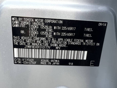 2015 Toyota RAV4 XLE