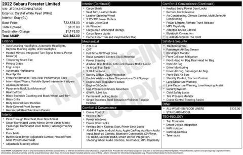 2022 Subaru Forester Limited