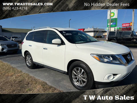 2016 Nissan Pathfinder for sale at T W Auto Sales in Science Hill KY