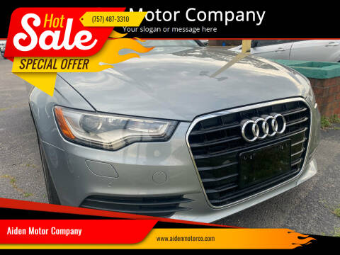 2012 Audi A6 for sale at Aiden Motor Company in Portsmouth VA