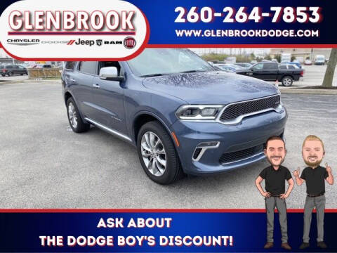 2021 Dodge Durango for sale at Glenbrook Dodge Chrysler Jeep Ram and Fiat in Fort Wayne IN