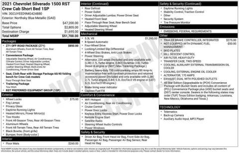 2021 Chevrolet Silverado 1500