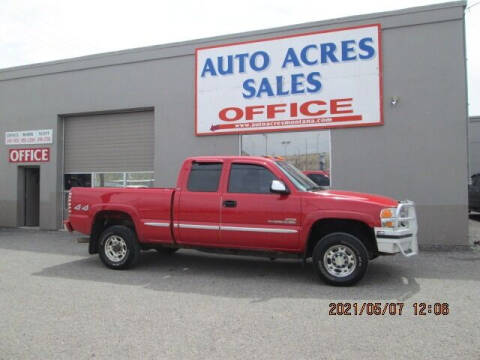 2002 GMC Sierra 2500HD for sale at Auto Acres in Billings MT