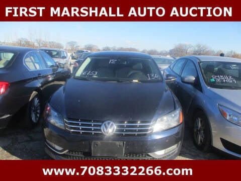 2012 Volkswagen Passat for sale at First Marshall Auto Auction in Harvey IL
