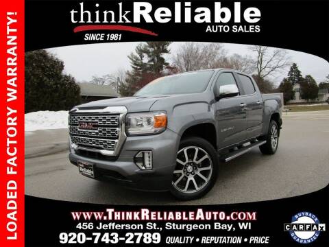 2021 GMC Canyon for sale at RELIABLE AUTOMOBILE SALES, INC in Sturgeon Bay WI