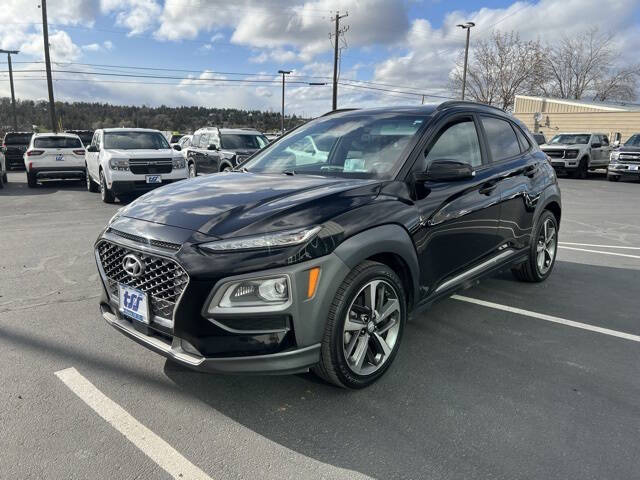 Used 2021 Hyundai Kona Ultimate with VIN KM8K5CA59MU748598 for sale in Madras, OR