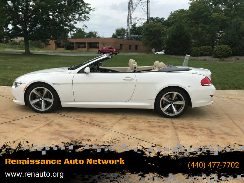 2008 BMW 6 Series for sale at Renaissance Auto Network in Warrensville Heights OH