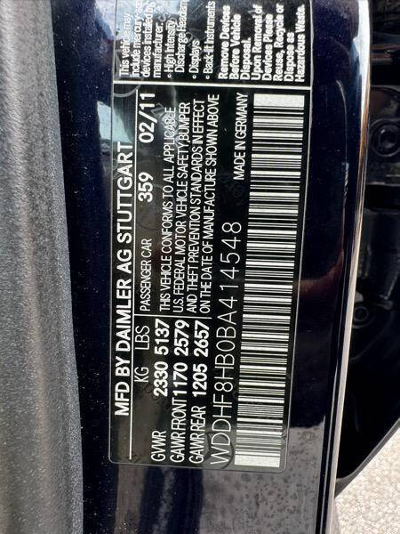 2011 Mercedes-Benz E-Class