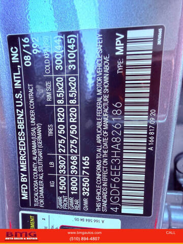 2017 Mercedes-Benz GLS GLS 450