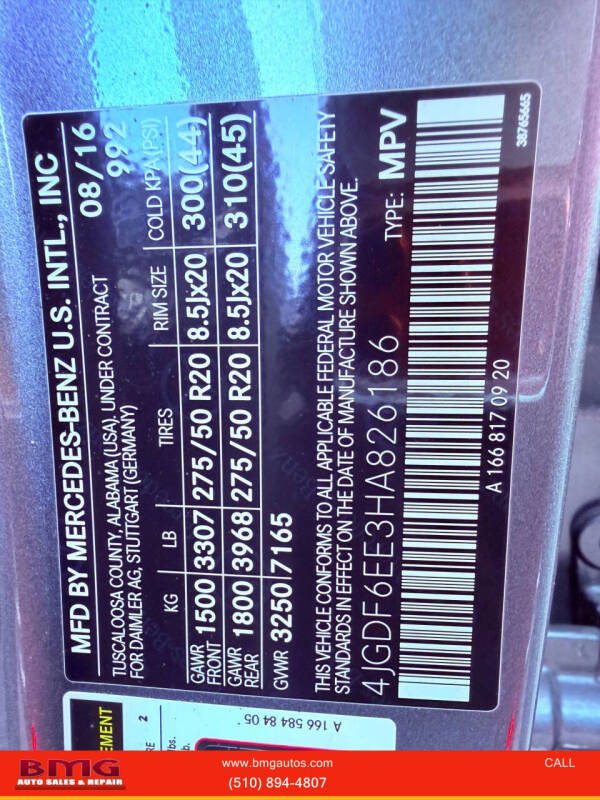 2017 Mercedes-Benz GLS GLS 450