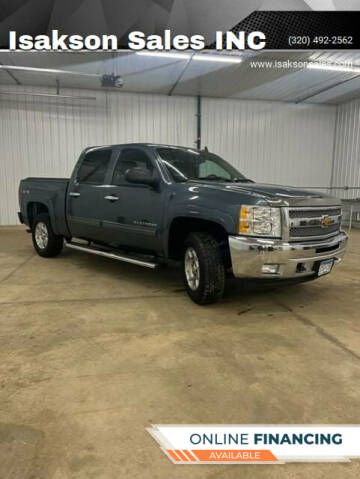 2013 Chevrolet Silverado 1500 for sale at Isakson Sales INC in Waite Park MN