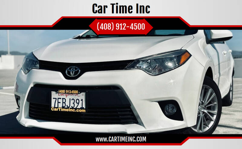 2014 Toyota Corolla for sale at Car Time Inc in San Jose CA