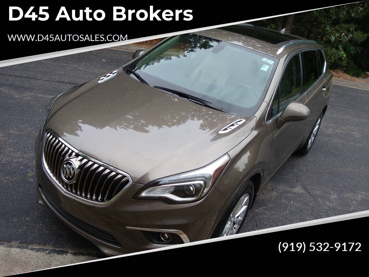 Bronze Alloy Metallic 2017 Buick Envision SUV / Crossover Front-Wheel Drive 6-Speed Automatic