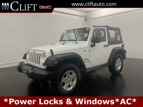 2018 Jeep Wrangler JK for sale at Clift Buick GMC in Adrian MI