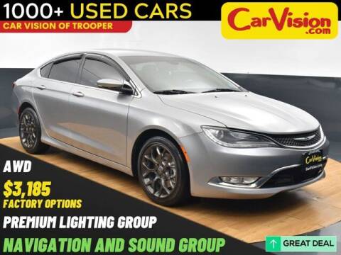 2015 Chrysler 200 for sale at Car Vision of Trooper in Norristown PA