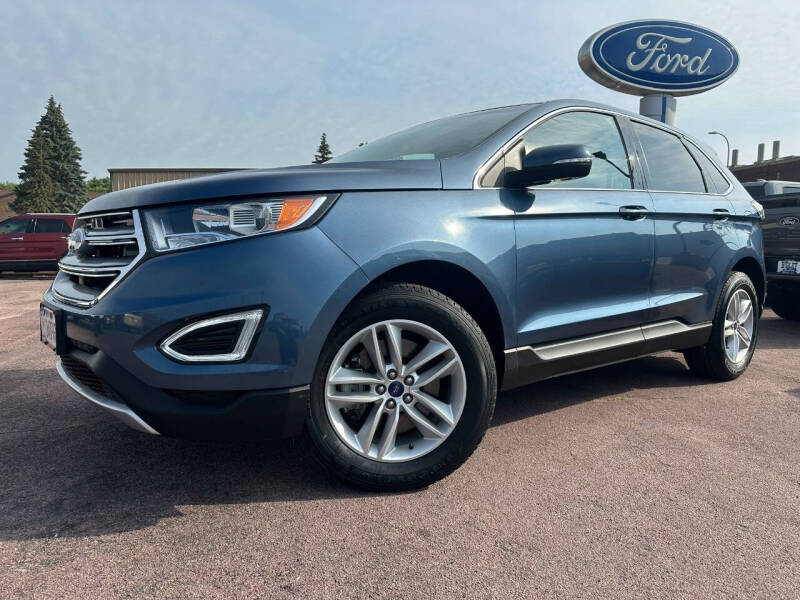 Used 2018 Ford Edge SEL with VIN 2FMPK4J97JBB59302 for sale in Windom, Minnesota