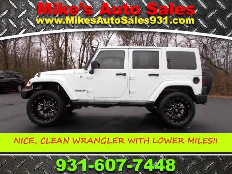 2015 Jeep Wrangler Unlimited for sale at Mike's Auto Sales in Shelbyville TN