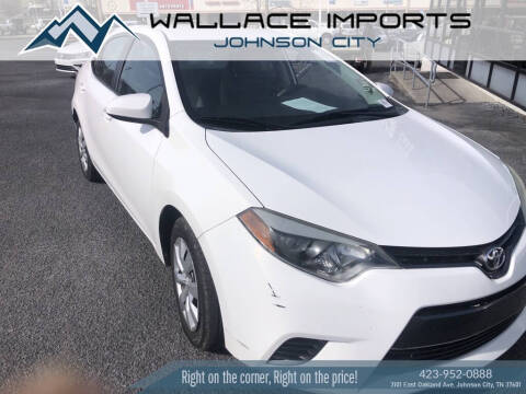 2016 Toyota Corolla for sale at WALLACE IMPORTS OF JOHNSON CITY in Johnson City TN